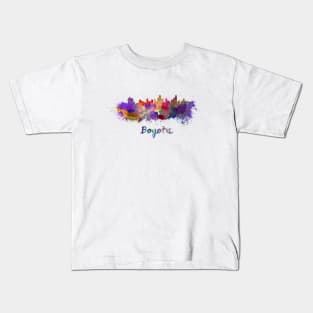 Bogota skyline in watercolor Kids T-Shirt